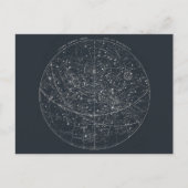 Postale Carte de constellation vintage (Devant)