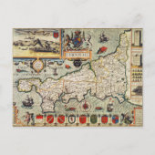 Postale Carte de Cornouailles (Devant)