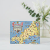 Postale Carte de Cornwall, Angleterre (Debout devant)