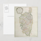 Postale Carte de Corse (Devant / Derrière)
