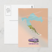 Postale Carte de Croatie Affiche illustrée. (Devant / Derrière)