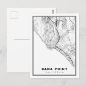 Postale Carte de Dana Point (Devant / Derrière)