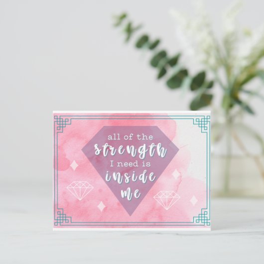 Postale Carte de déclaration de naissance (Debout devant)