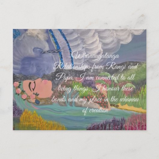 Postale Carte de déclaration Whanaugatanga (Devant)