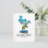 Postale Carte de Delamere Forest Cheshire Angleterre (Debout devant)