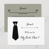 Postale Carte de demande de la meilleure personne de Sage  (Devant / Derrière)