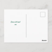 Postale Carte de déménagement ensemble avec un couple de t (Dos)