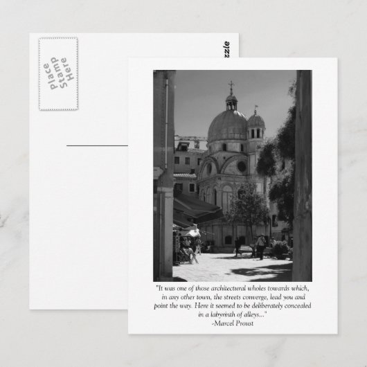 Postale Carte de devis Venice (Devant / Derrière)
