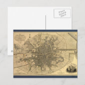 Postale Carte de Dublin Irlande 1797 (Devant / Derrière)