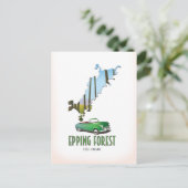 Postale carte de Epping Forest Essex Angleterre (Debout devant)