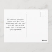 Postale Carte de Faire-part de chat ou de chat (Dos)