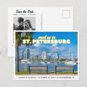 Postale Carte de faire-part de mariage à Saint-Pétersbourg