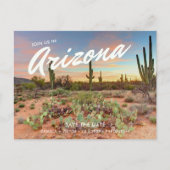 Postale Carte de faire-part de mariage en Arizona (Devant)