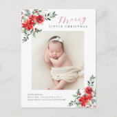 Postale carte de faire-part de naissance de vacances de no (Devant)