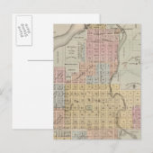 Postale Carte de Faribault, Comté de Rice, Minnesota (Devant / Derrière)