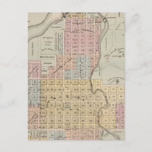 Postale Carte de Faribault, Comté de Rice, Minnesota (Devant)