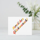 Postale Carte de félicitations (Debout devant)