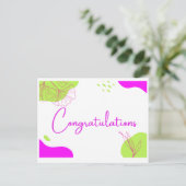 Postale Carte de félicitations (Debout devant)