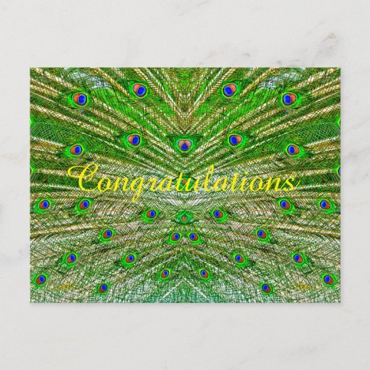 Postale Carte de félicitations (Devant)