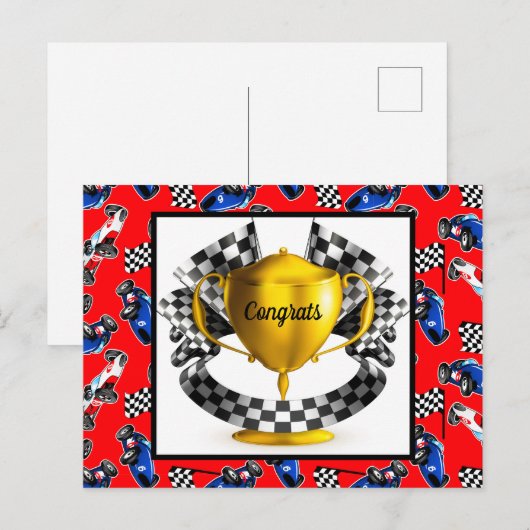 Postale Carte de félicitations (Devant / Derrière)