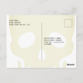 Postale Carte de félicitations 65 ans (Dos)