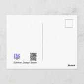Postale Carte de félicitations Hibou à longues oreilles (Dos)