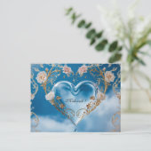 Postale Carte de félicitations Mabrouk (Debout devant)