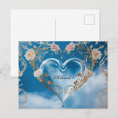 Postale Carte de félicitations Mabrouk (Devant / Derrière)