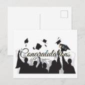 Postale Carte de félicitations pour diplômé (Devant / Derrière)