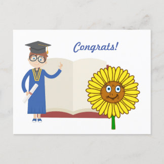 Postale Carte de félicitations pour la remise des diplômes