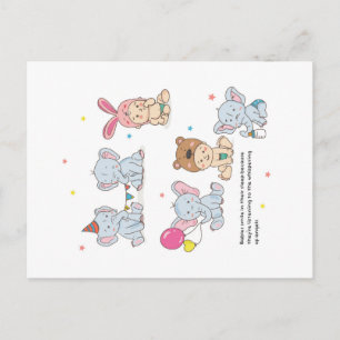 Postale Carte de Félicitations pour Nouveau-Né