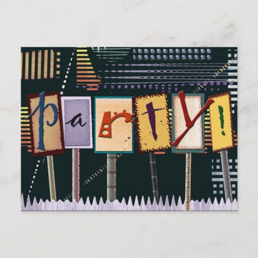 Postale Carte de fête d'anniversaire (Devant)