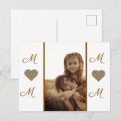 Postale Carte de fête des mères - Parfait pour maman! (Devant / Derrière)