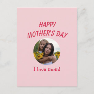 Postale Carte de fête des mères personnalisée