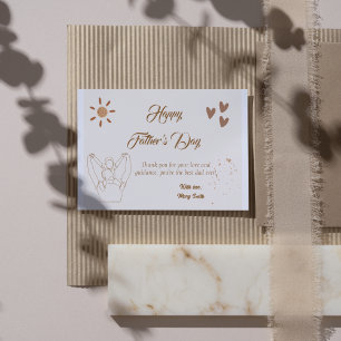 Postale Carte de Fête des pères Heart - Greetin personnali