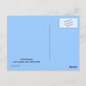 Postale Carte de fin d'études de maternelle (Dos)