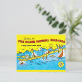 Postale Carte de Fire Island (Debout devant)