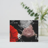 Postale Carte de fleurs pour la fête des mères (Debout devant)
