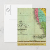 Postale Carte de Floride (Devant / Derrière)