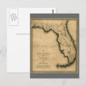 Postale Carte de Floride de 1823 (Devant / Derrière)