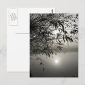 Postale Carte de fond et d'ombre (Devant / Derrière)