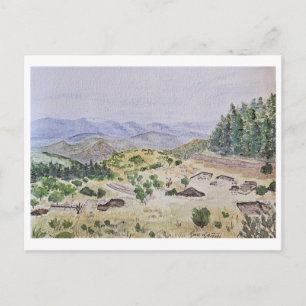 Postale Carte de fouilles archéologiques du mont Lykaion