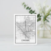 Postale Carte de Fresno (Debout devant)