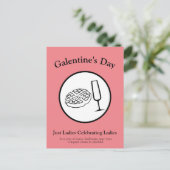 Postale Carte de Galentine (Debout devant)