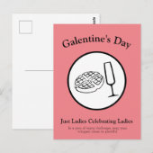 Postale Carte de Galentine (Devant / Derrière)