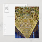 Postale carte de galerie du vatican (Devant / Derrière)