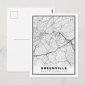 Postale Carte de Greenville (Devant / Derrière)
