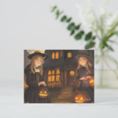 Postale Carte de Halloween - Filles par Ailly Howard (Debout devant)