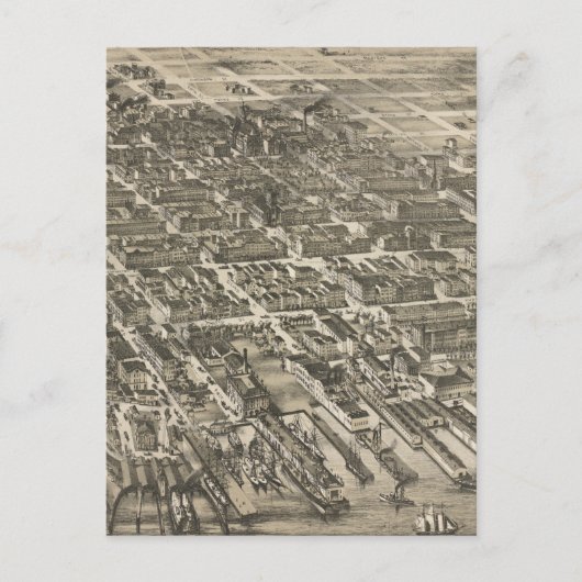 Postale Carte de Hoboken NJ (Devant)