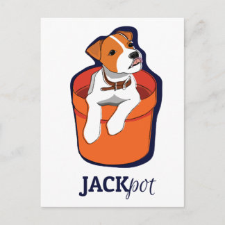 Postale Carte de Jack Russell Terrier de "gros lot"